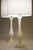 Hollywood Regency Matched Pair Nos Hollywood Regency Modern Alabaster Marble "Teardrop" Urn Style Column Table Lamps Italy 1970's Minty! For Sale - Image 3 of 13