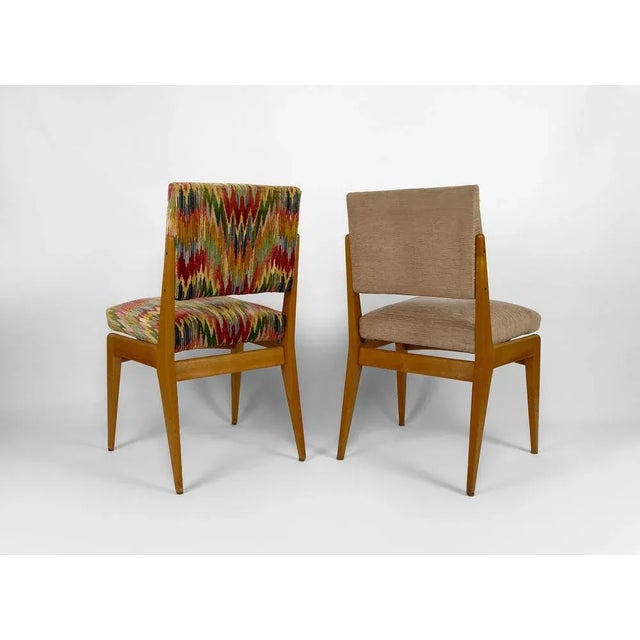 Set of Mid-Century Modern Dining Chairs, France, 1950s For Sale - Image 4 of 8