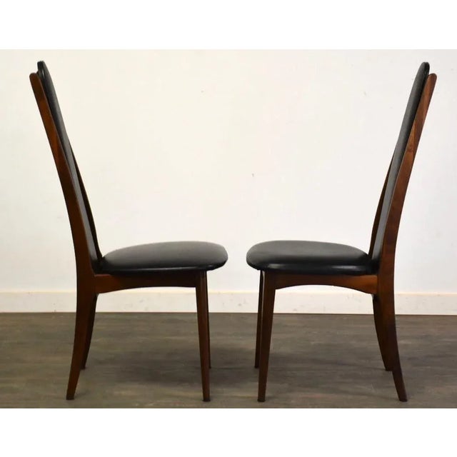 Walnut Dining Chairs - Set of 4 For Sale - Image 10 of 10