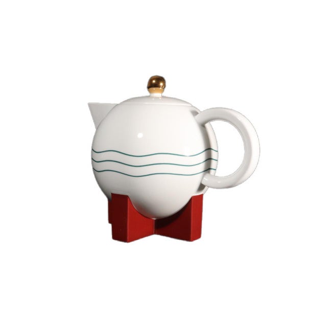Ceramic Michael Graves Big Dripper Ceramic Coffee Pot for Swid Powell For Sale - Image 7 of 18