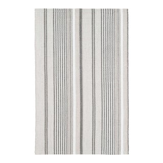 Dash & Albert by Annie Selke Gradation Ticking Indoor/Outdoor Rug, 3' x 5' For Sale