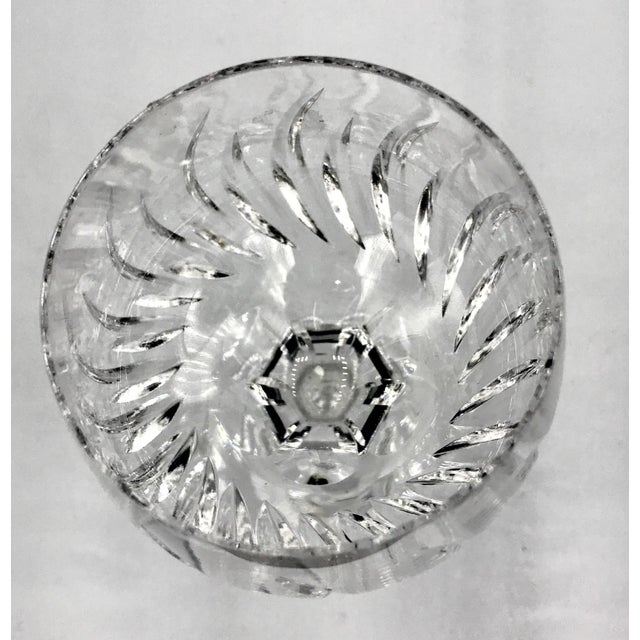 1930s Antique Stuart Crystal Hock Glasses in Contessa Pattern- Set of 4 For Sale - Image 5 of 12
