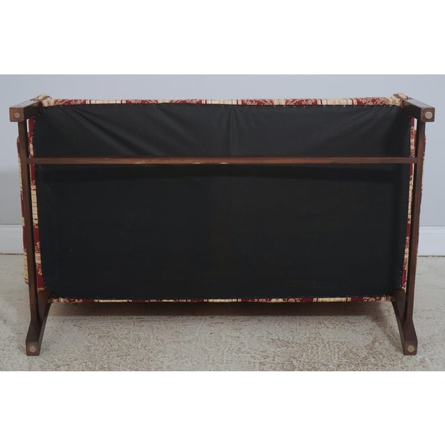 Kittinger Colonial Williamsburg Wa - 1055 Mahogany Camelback Sofa Loveseat For Sale - Image 17 of 18