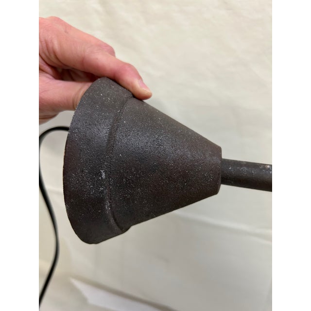 Mid 20th Century Vintage Caged Globe Sconce For Sale - Image 5 of 7