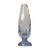 Scandinavian Rocket-Shaped Vase in Blue Glass, 1960s For Sale