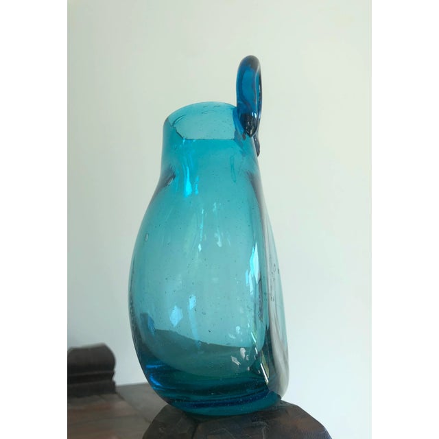 Late 20th Century Handblown Glass Hanging Wall Vase For Sale In Houston - Image 6 of 10