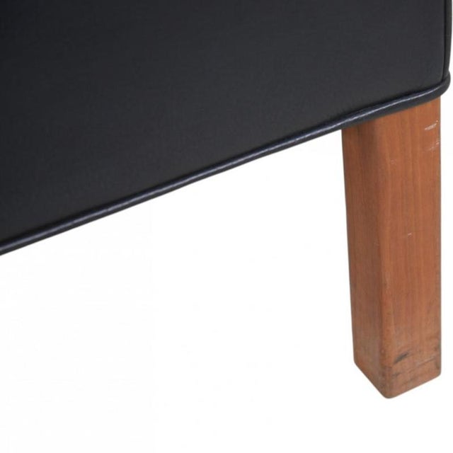 2212 2-Seater Sofa in Black Leather by Børge Mogernsen, 1980s For Sale - Image 18 of 18