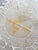 Tan Suzani Wall Tapestry - Neutral Tan Uzbek Tablecloth For Sale - Image 8 of 9