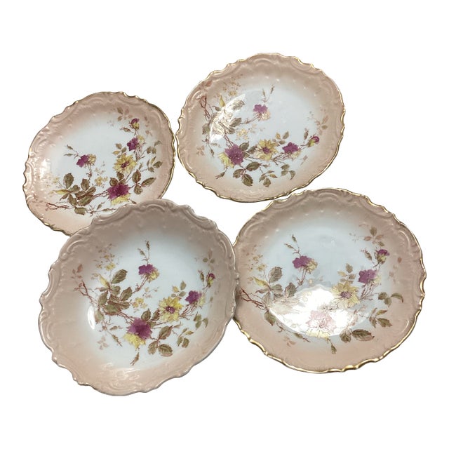 Early 1900s Springer and Co. Turgot Bowls- Set of 4 For Sale