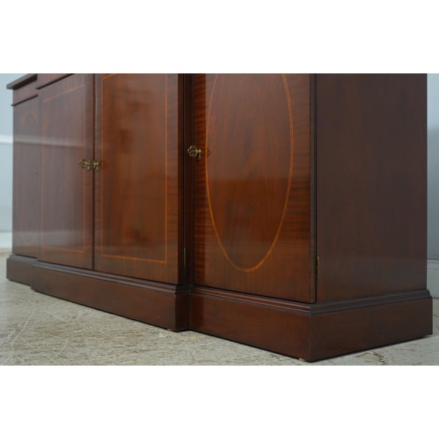 Baker Mahogany Historic Charleston Inlaid Sideboard Server For Sale - Image 14 of 18