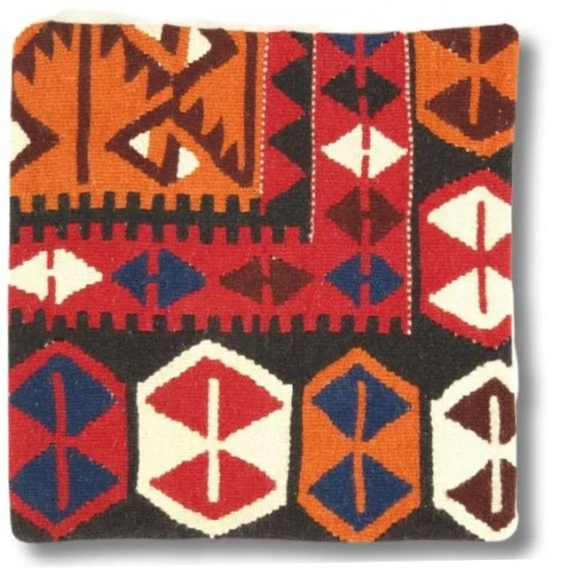 Traditional Vintage Hand Woven K115 Pillow 20" For Sale - Image 3 of 3