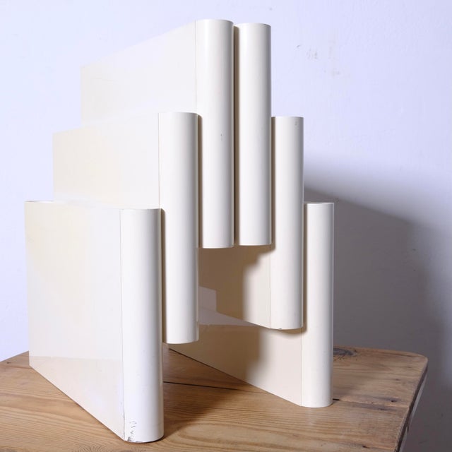 White Model 4675 Magazine Rack with 6 Compartments by Giotto Stoppino for Kartell, 1970s For Sale - Image 11 of 18
