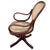 Early 20th Century Vienna Secession Bent Oak & Cane Swivel Desk Chair No 11 by Thonet For Sale In Los Angeles - Image 6 of 8