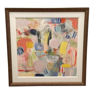 “Swizzle Stick” Framed Original Abstract by Mary Robertson