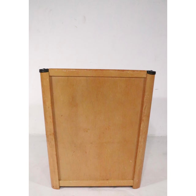 Nucraft Mid 20th Century Wood Waste Trash Can For Sale - Image 10 of 11