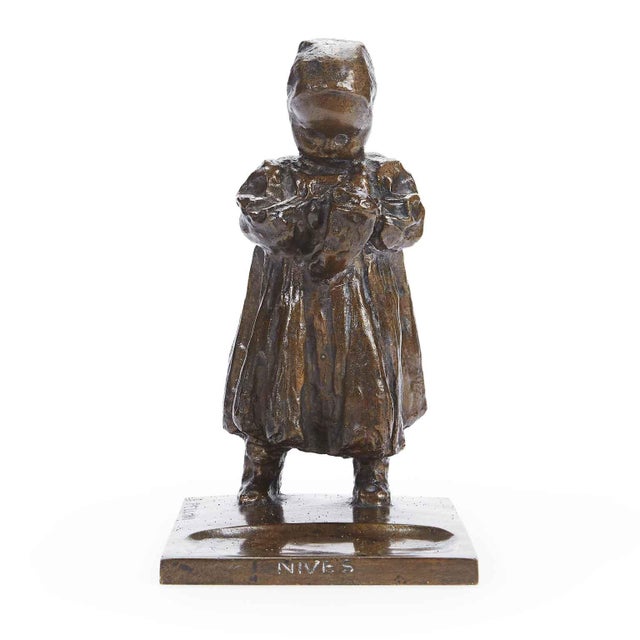 Eugenio Pellini, Nives, Early 1900s, Bronze For Sale - Image 6 of 6