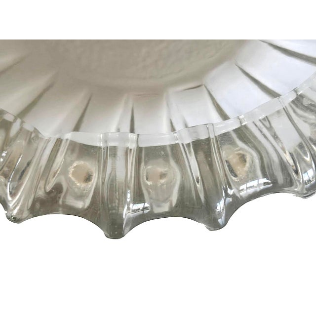 Vintage Fostoria Glass Starburst Catchall/Ashtray For Sale - Image 9 of 13
