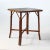 Vintage Bamboo Side Table With Decoupage Top For Sale In Providence - Image 6 of 6