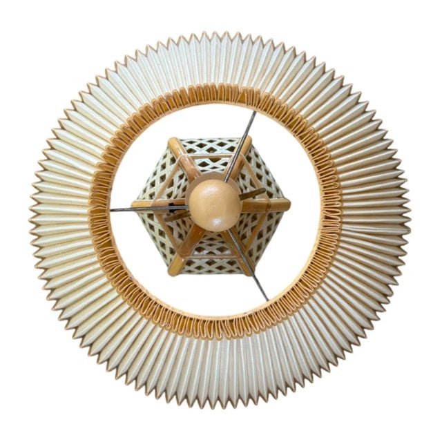 1970s Italian Chinoiserie Reticulated Table Lamp With Original Shade For Sale In Atlanta - Image 6 of 7