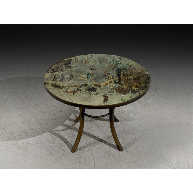 Mid-Century Modern Philip and Kelvin LaVerne, Rare Center Table, Bronze, Usa, 1960s For Sale - Image 3 of 16