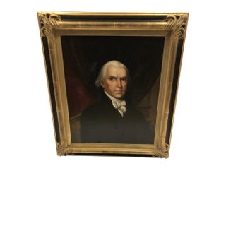 Old World Portrait of President James Madison by Henry Callan For Sale