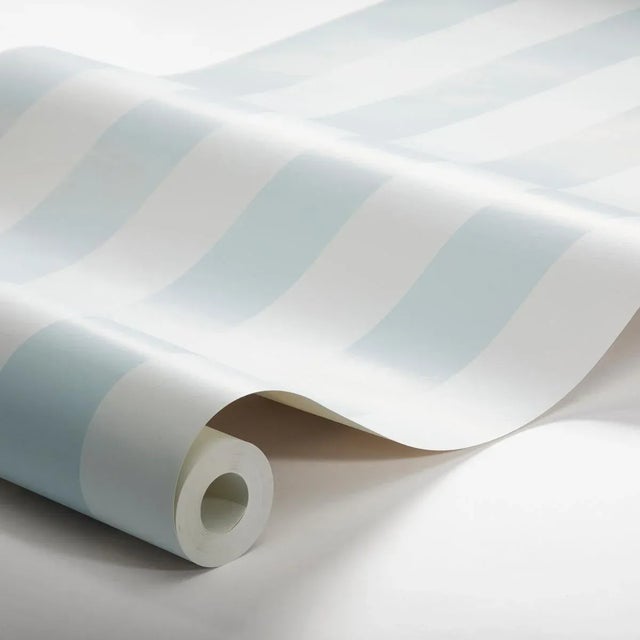 Falsterbo Stripe in sky, by Swedish heritage brand BorÃ¥stapeter, features what is quite possibly the most classic of...
