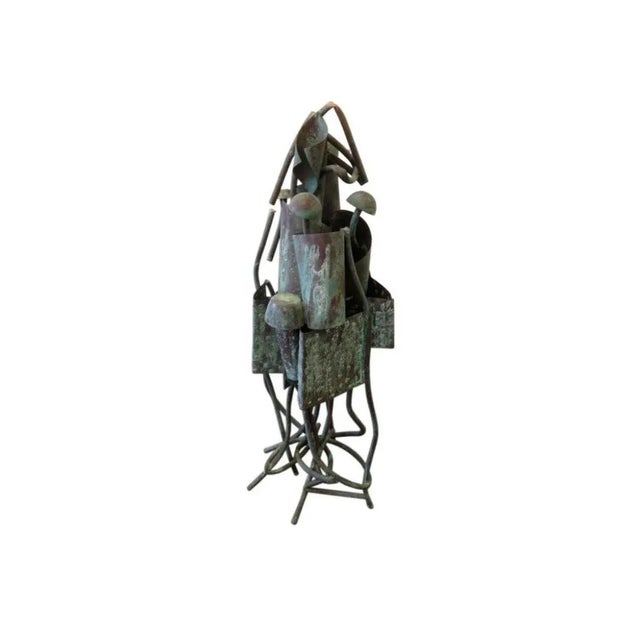 Metal 1960s Abstract Brutalist Copper Sculpture in the Style of Harry Bertoia For Sale - Image 7 of 7