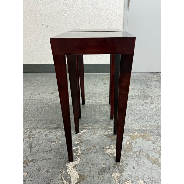 Swaim Swaim Occasional Side Tables, Pair For Sale - Image 4 of 12