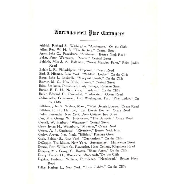 Newport Social Index 1929 For Sale - Image 4 of 14