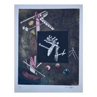 Roberto Matta, The Voices, 1964, Aquatint Etching For Sale