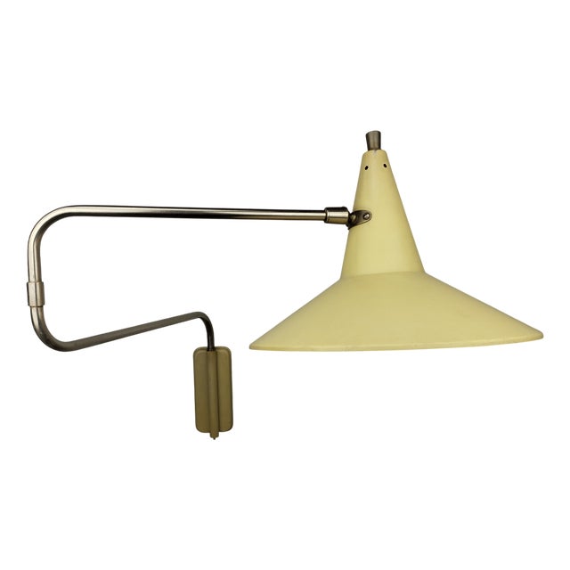 Mid-Century Paperclip Wall Lamp by Van Doorn, Culemborg, 1950s For Sale