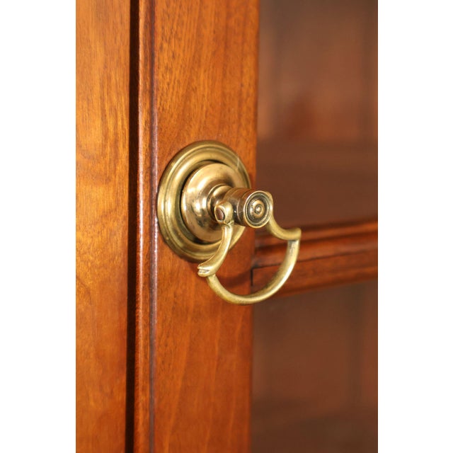 Wood Federal Style Cherry Custom Quality Corner Cabinet For Sale - Image 7 of 18