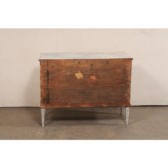 19th Century French Neoclassical Hand-Painted Commode For Sale - Image 10 of 13