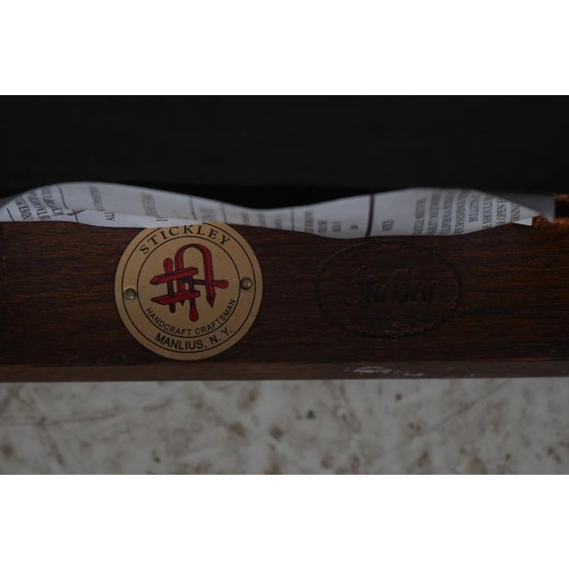 Set of 6 Stickley Mission Oak Dining Room Chairs For Sale - Image 16 of 18