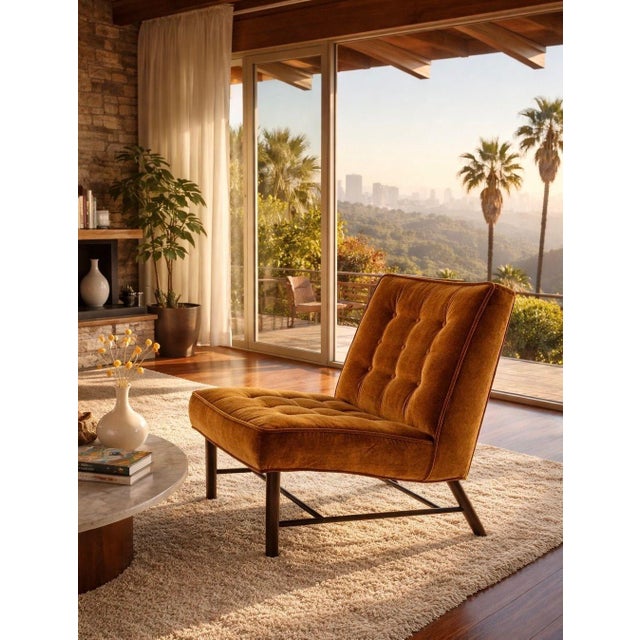 Coffee Harvey Probber Slipper Lounge Chair, 1950 For Sale - Image 8 of 8