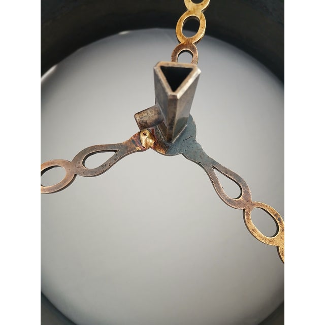 Antique Brass, Bronze, and Marble Cherub Bouillotte Lamp For Sale - Image 15 of 18