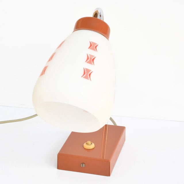 Josef Hurka 1960s Modern Table Lamp, Designed by J. Hurka, Lidokov, Czechoslovakia For Sale - Image 4 of 13