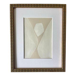 2025 "Parlare" Contemporary Abstract Painting on Paper by Artist r.k. Red For Sale