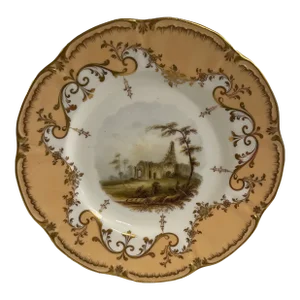 Early 19th Century Victorian Hand Painted Plate - Daniel Stanhope