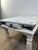 Coffee Tables in White-Washed Wood and Black Wrought Iron, 1990s, Set of 2 For Sale - Image 4 of 12