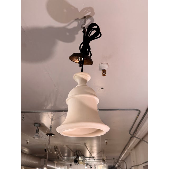 Pottery Barn Noah Bell Pendant Light For Sale - Image 10 of 12