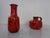 Red Lava Ceramic Vases from Gräflich Ortenburg, 1960s, Set of 2 For Sale - Image 6 of 18