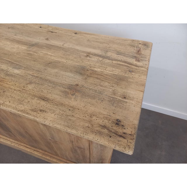 Small Fir Shop Bench, 1890s For Sale - Image 6 of 18