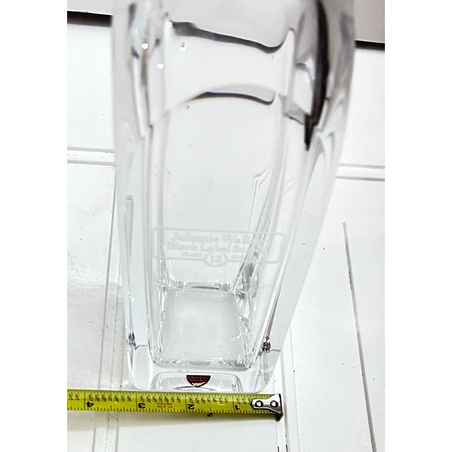 Authentic vintage Orrefor crystal decanter featuring Jack Daniel branding. Heavy Scandinavian crystal with original...