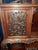Wood Japanese-Style Carved Wooden Display Cabinet For Sale - Image 7 of 8