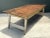 Vintage Rustic Wood Farmhouse Table For Sale - Image 12 of 13