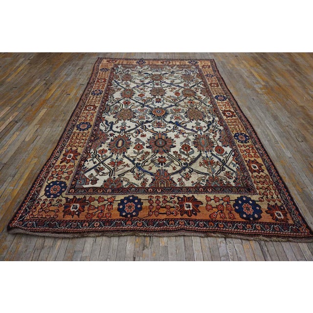 Traditional Antique Persian Bakhtiari Rug With Design Inspiration From 17th Century Safavid Weavings For Sale - Image 4 of 12