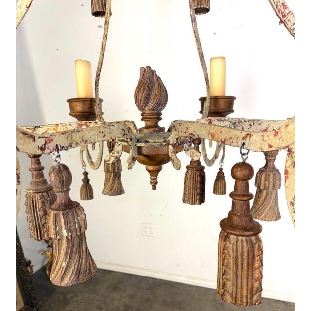 French Provincial Style Chandelier by Niermann Weeks-Pair Is Available For Sale - Image 4 of 12