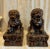 Early 20th Century Pair of Treacle Glaze Foo Dogs For Sale - Image 4 of 6