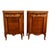 Pair Antique 18thC French Louis XV Inlaid Marquetry Ormolu Tambour Cabinets 1780 For Sale - Image 10 of 18